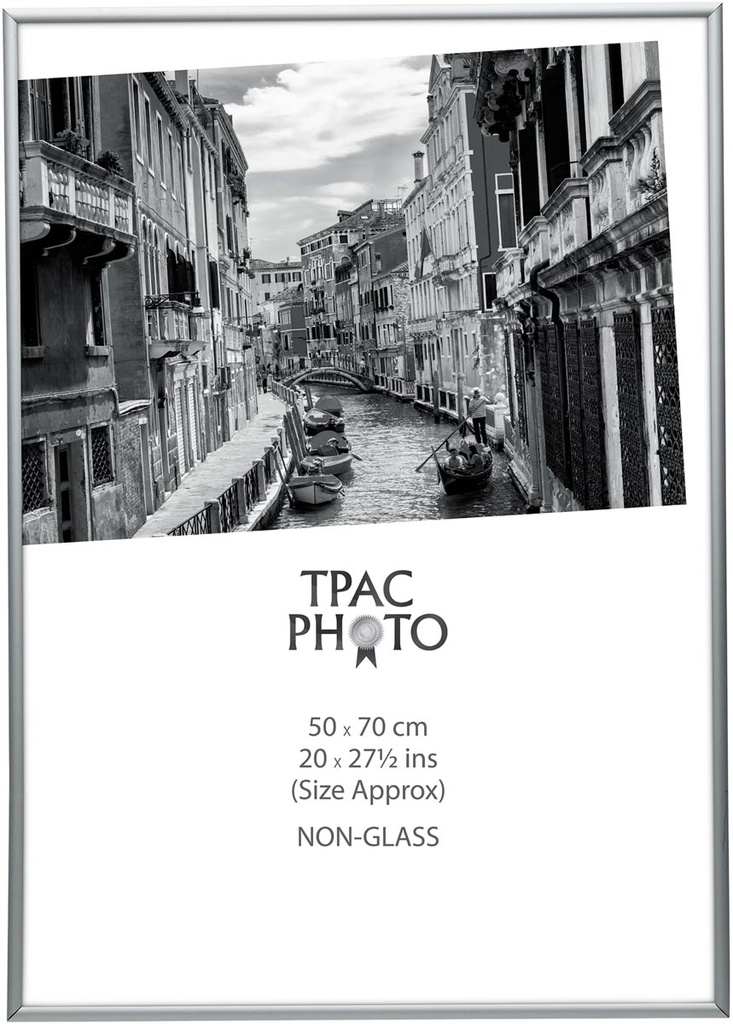 Fotokader TPAC 50x70mm aluminium zilver