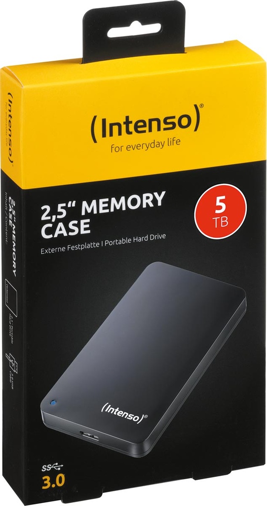 Harde schijf Intenso Memory Case 5GB zwart