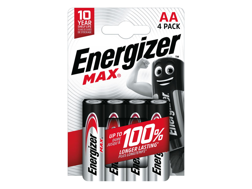 Batterij Energizer Max AA (4)