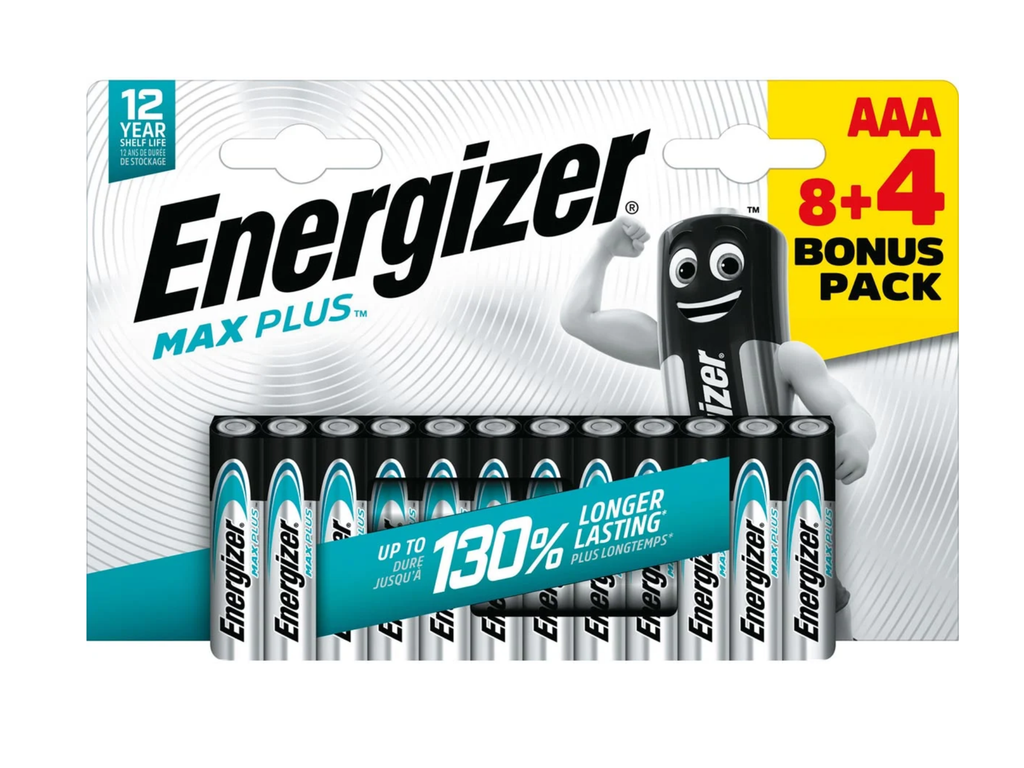 Batterij Energizer Max plus AAA (12)