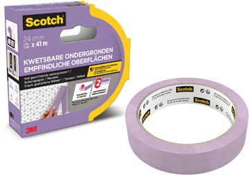 Afdekplakband Scotch 24mmx41m paars - PEFC Certified