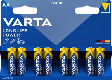 Batterij Varta Longlife Power AA (8)