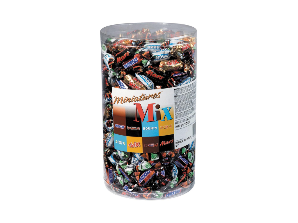 Snoep chocolade Celebrations Mixed Miniatures tube 3kg (296)