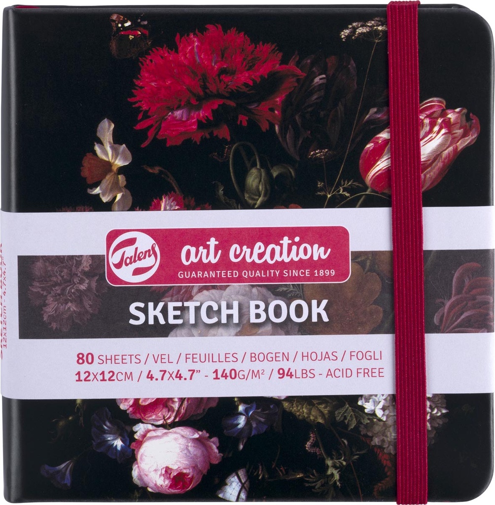 Schetsboek Talens Art Creation Stilleven 12x12cm assorti