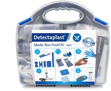 EHBO-koffer Detectaplast Medic Box Food Horeca HACCP inhoud tot 10 personen