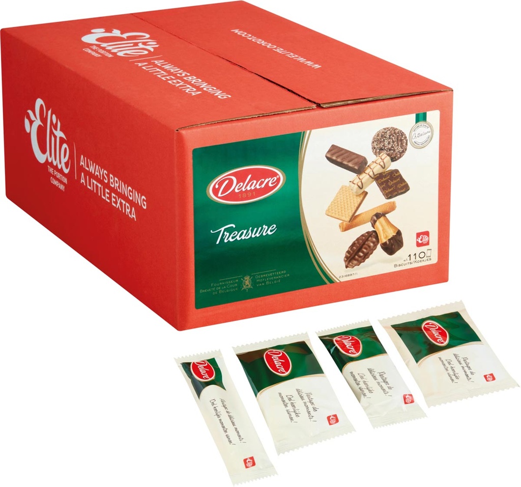 Koekjes Elite Biscuits Treasure by Delacre 900g (110)