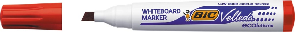 Whiteboardmarker Bic 1751 beitelvormige punt rood