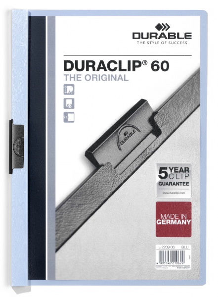 Klemmap Durable Duraclip 60 PP A4 60vel