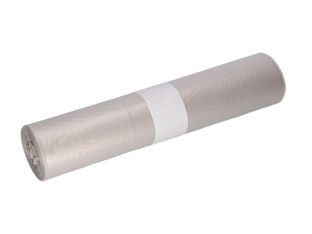 Vuilniszakken Deiss LDPE 57,5x100cm 70L transparant (25)
