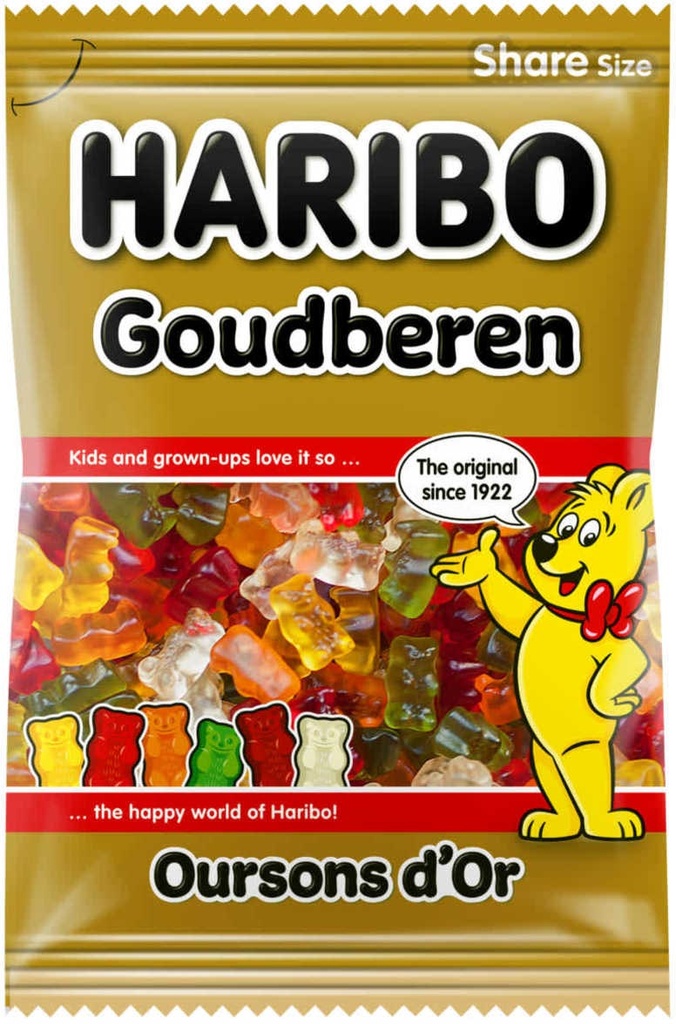 Snoep Haribo snoep goudbeertjes 250g