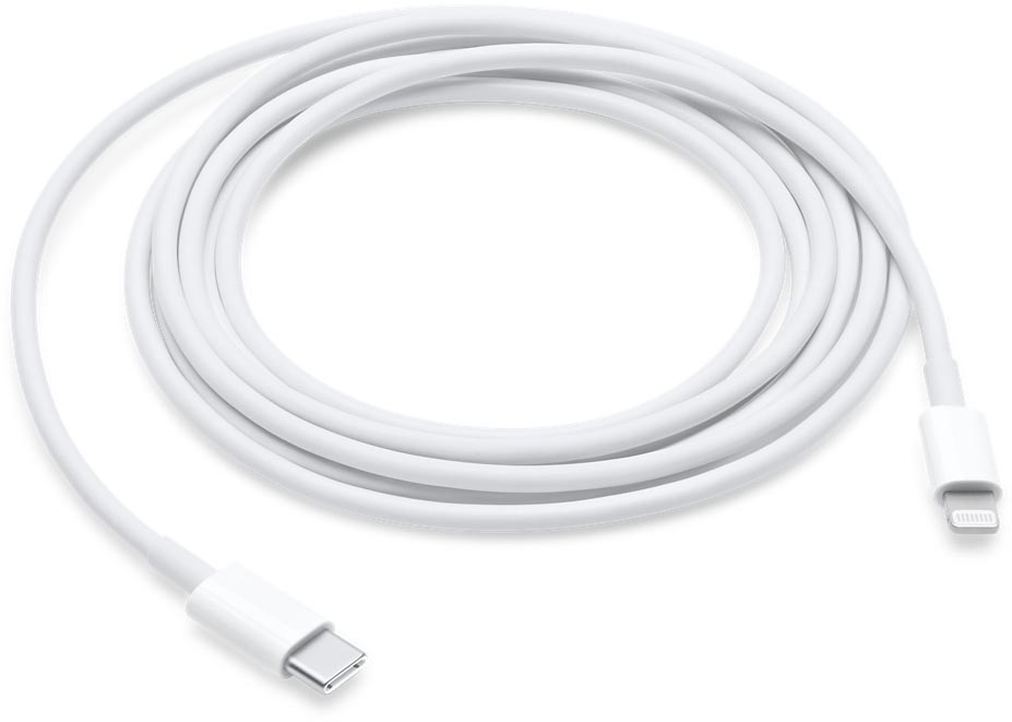 Kabel Apple Lightning (8-pin) naar USB-C lengte 2m wit