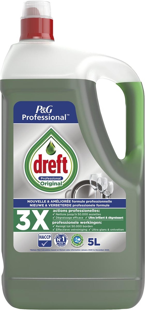 Handafwasmiddel Dreft Professional Original 5L