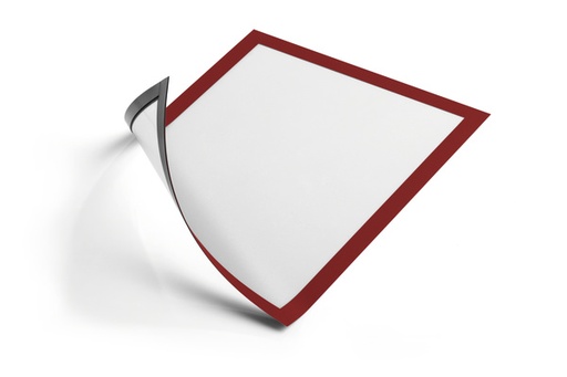 [DUR-489903] Ophangtas Durable Duraframe A4 zelfklevend retailverpakking (rood)