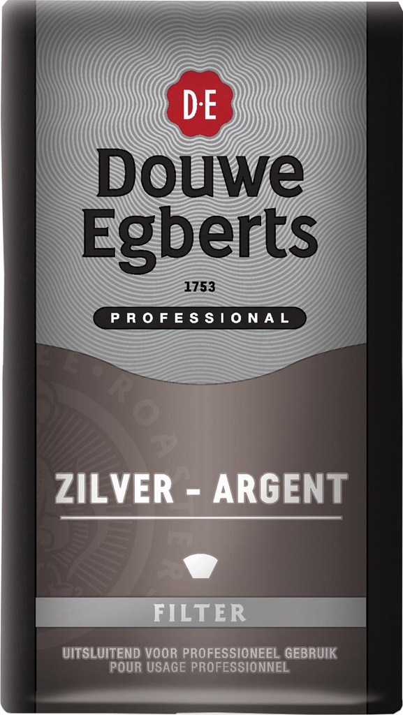 Koffie Douwe Egberts Silver/mokka 250g