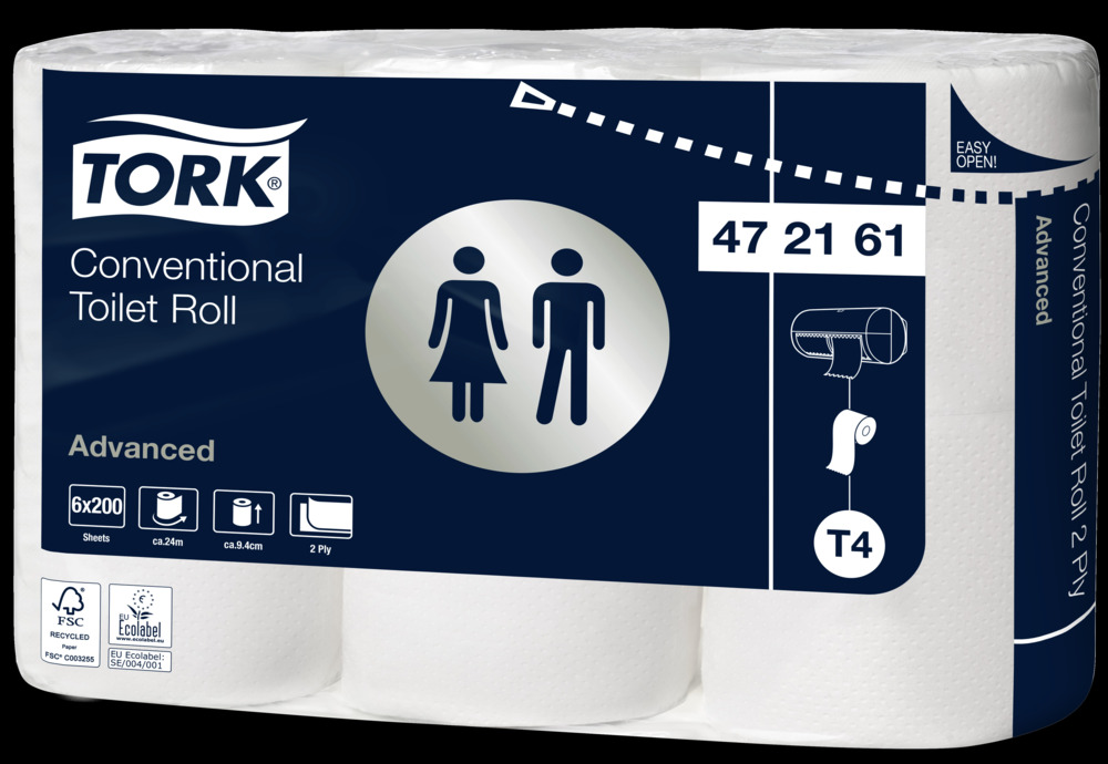 Toiletpapier Tork advance 2-laags T4 (48) - FSC Recycled credit