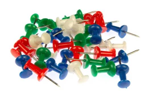 Push pins Kangaro assorti (40)