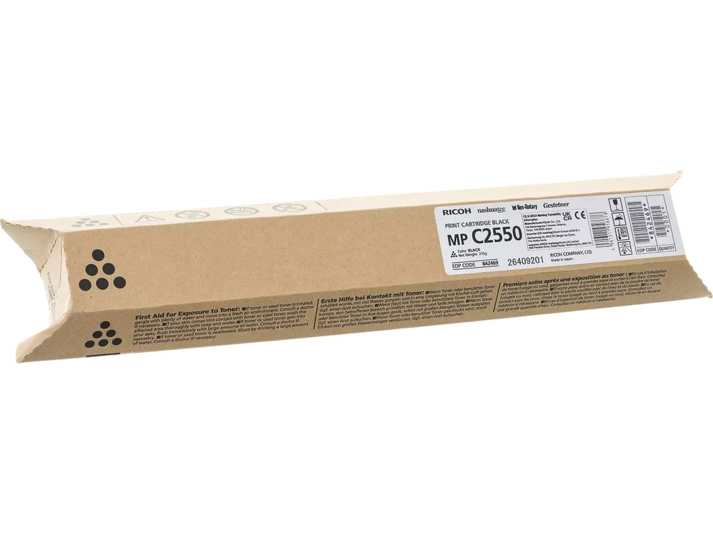 Toner Ricoh Color laser Aficio MP C2550 10.000 pag BK