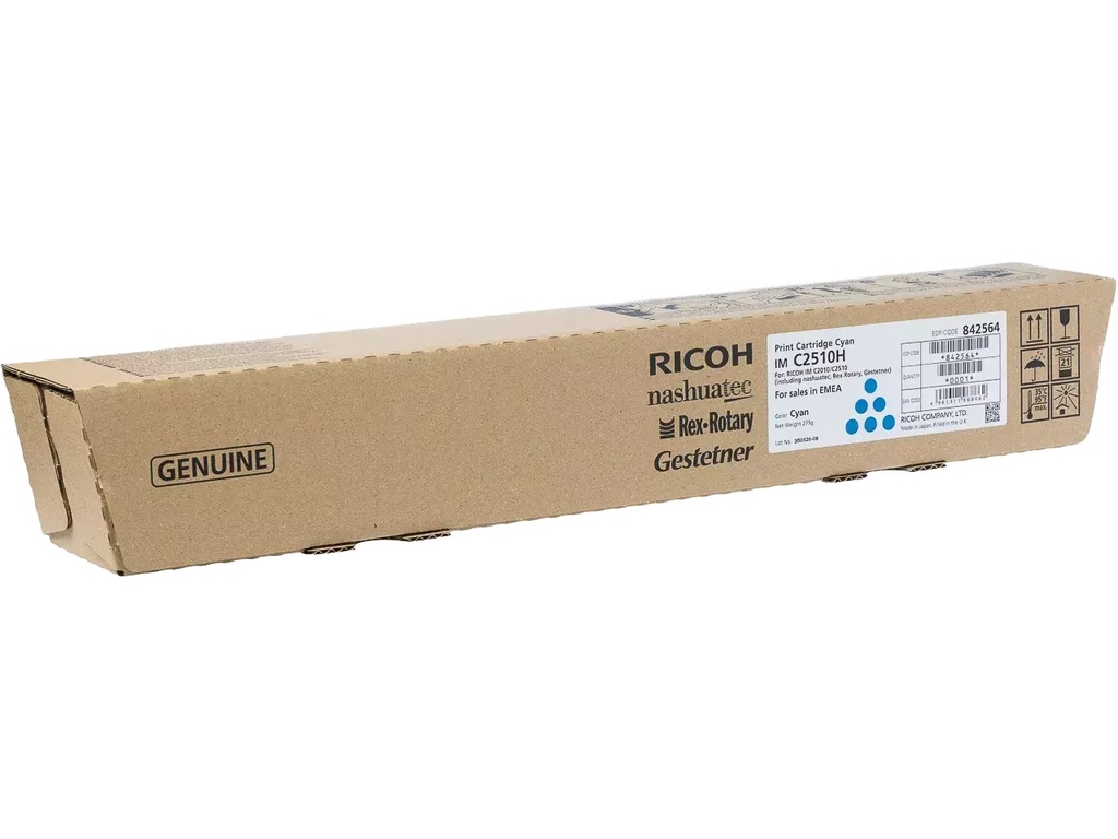 Toner Ricoh 842564 IM C2010 C2510 18.000 pag.CY