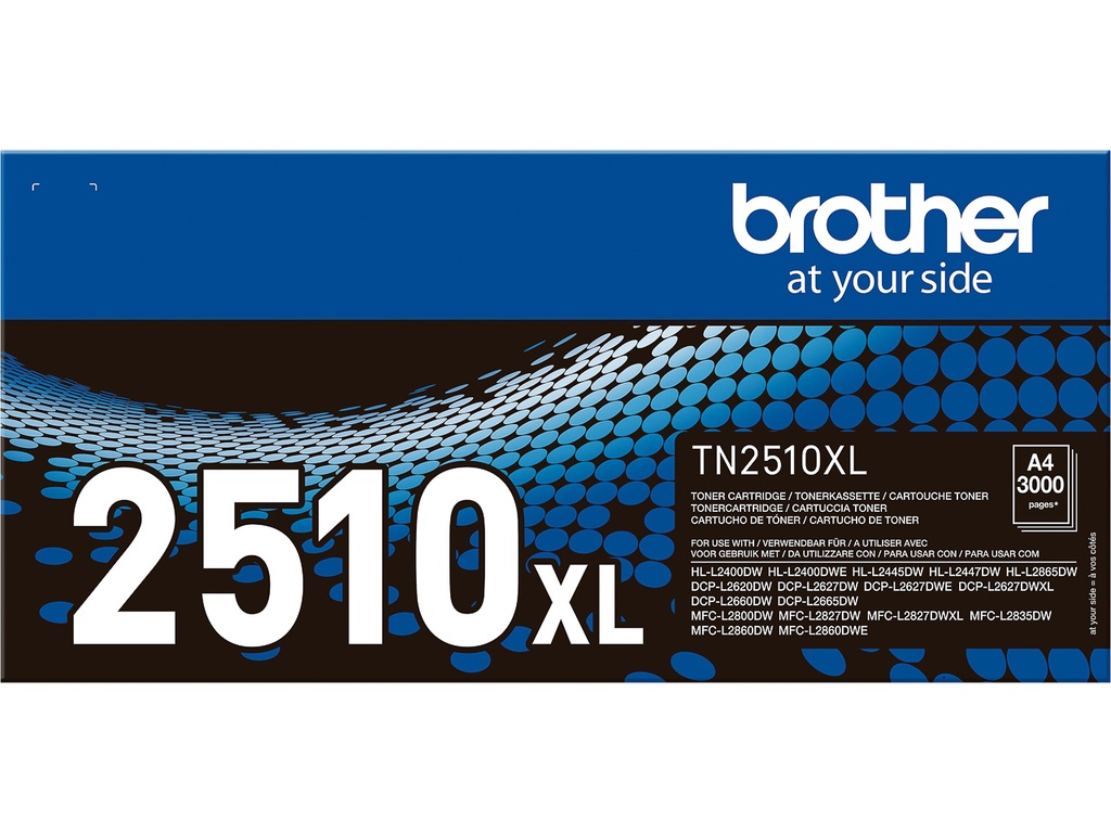 Toner Brother Mono Laser TN-2510XL BK