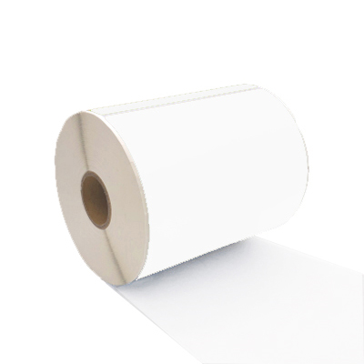 Thermisch etiket compatible Zebra ft 102mmx150mm kern 25mm wit (300)