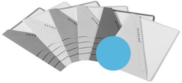 Insteekmap Jalema secolor A4 270gr blauw