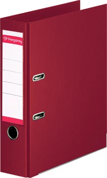 Ordner Pergamy PP A4 80mm burgundy (2242DRR)