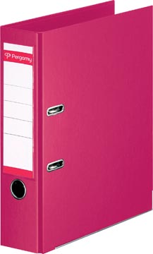 Ordner Pergamy PP A4 80mm roze