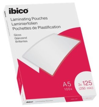 Lamineerhoes Ibico Gloss A5 2x125 micron (100)