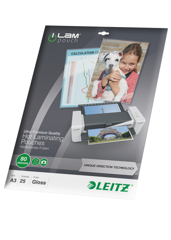 Lamineerhoes Leitz iLam UDT A3 80 micron glanzend (25)