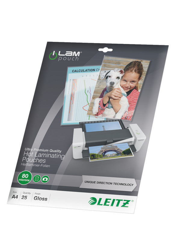 Lamineerhoes Leitz iLam UDT A4 80 micron glanzend (25)