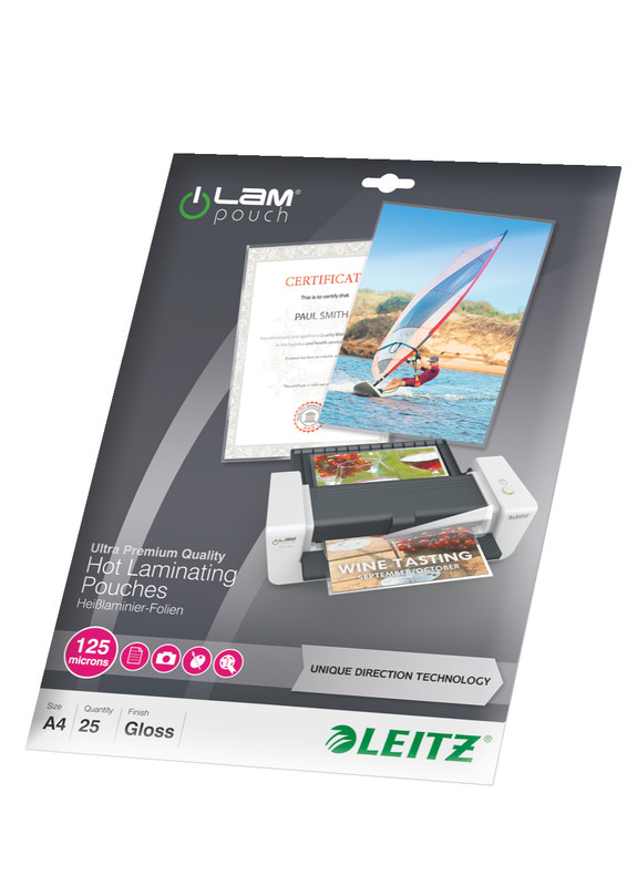 Lamineerhoes Leitz iLam UDT A4 125 micron glanzend (25)