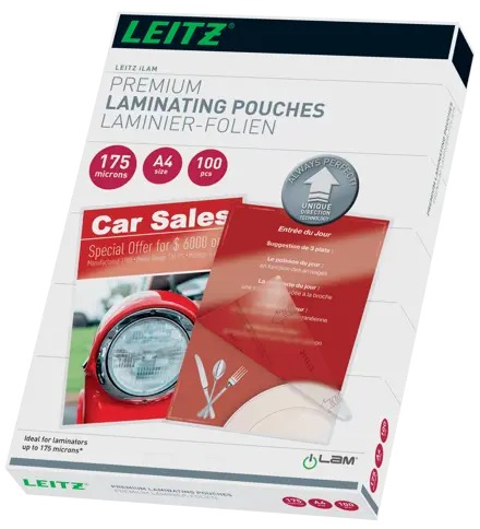 Lamineerhoes Leitz iLam UDT A4 2x175µ glanzend (100)