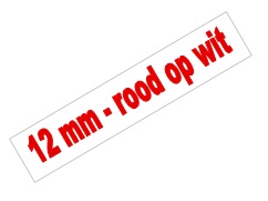 Tape Brother P-Touch TZE-232 12mm rood op wit