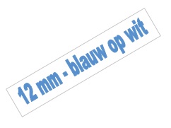 Tape Brother P-Touch TZE-233 12mm blauw op wit