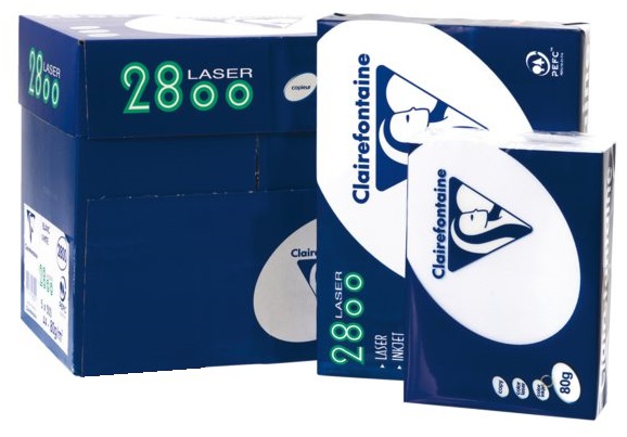 Clairefontaine laser 2800 DIN A3 80gr wit 2252 (500) - FSC Mix Credit