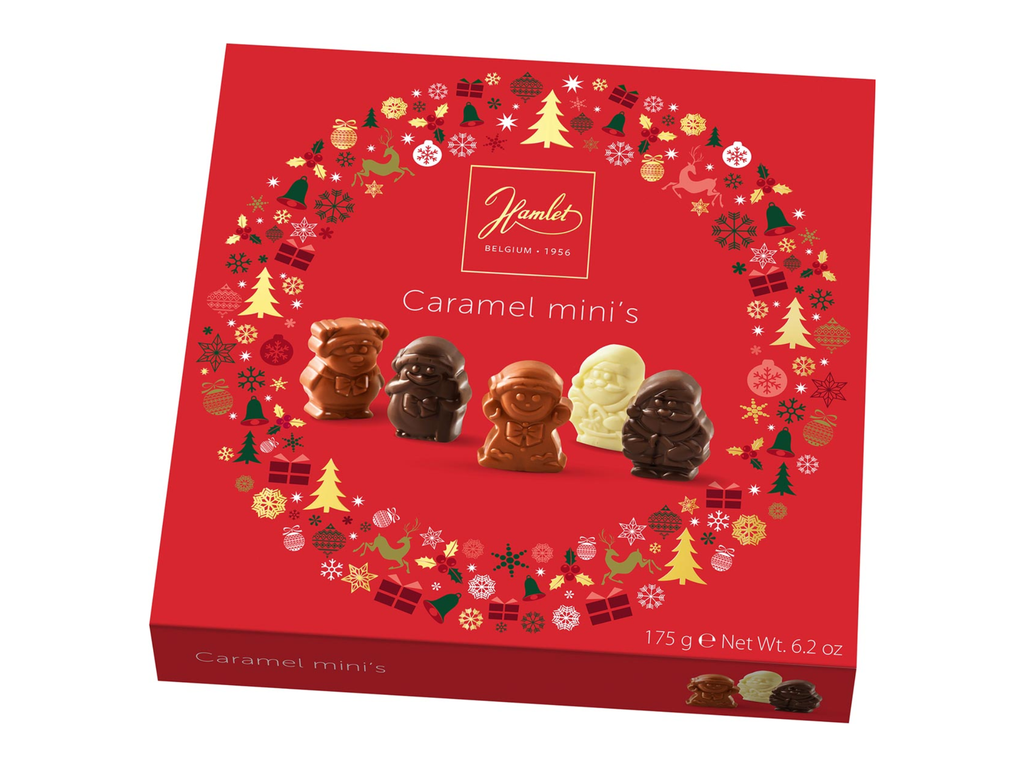 Mini chocolade Mamlet caramel doos 175g