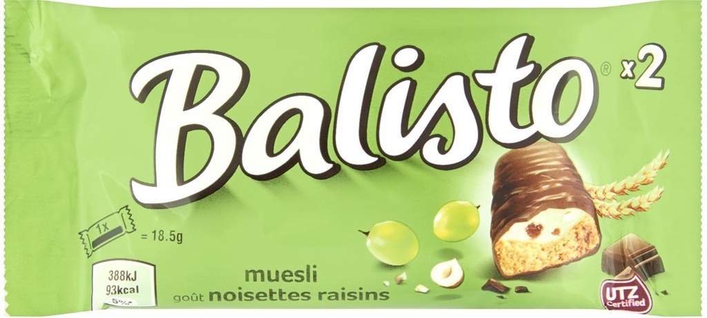 Koekje muesli Balisto 37g rozijn hazelnoot (20)