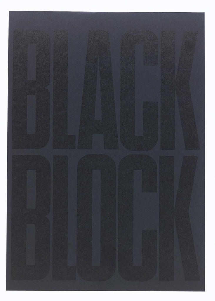 Notitieboek Exacompta 29,7x21cm black geel papier 70vel geruit Q5