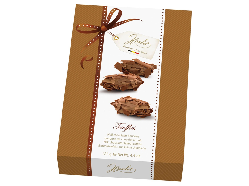 Schilfertruffels Hamlet melkchocolade doos 125g