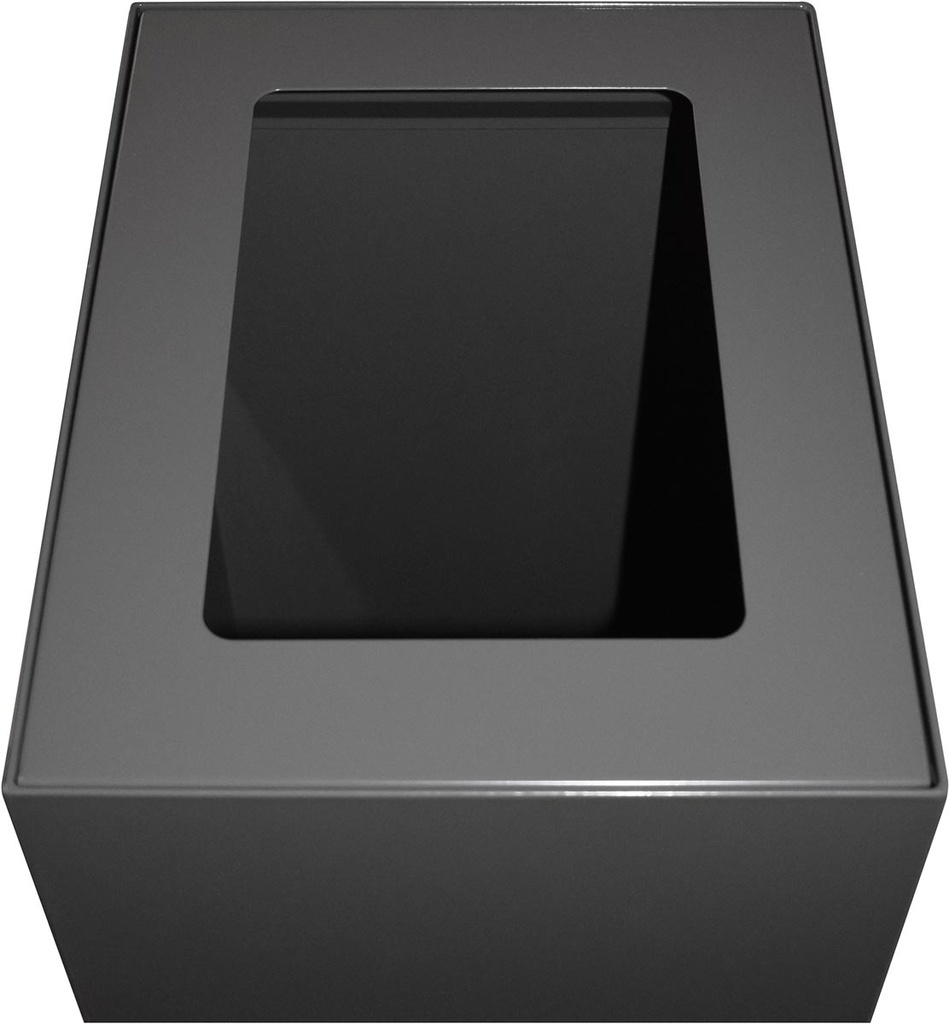 Top modulaire afvalbak V-part 60L donkergrijs