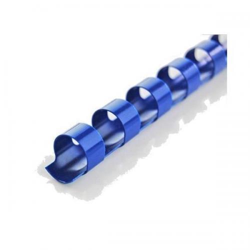 Bindrug GBC CombBind plastic 8mm blauw (100)