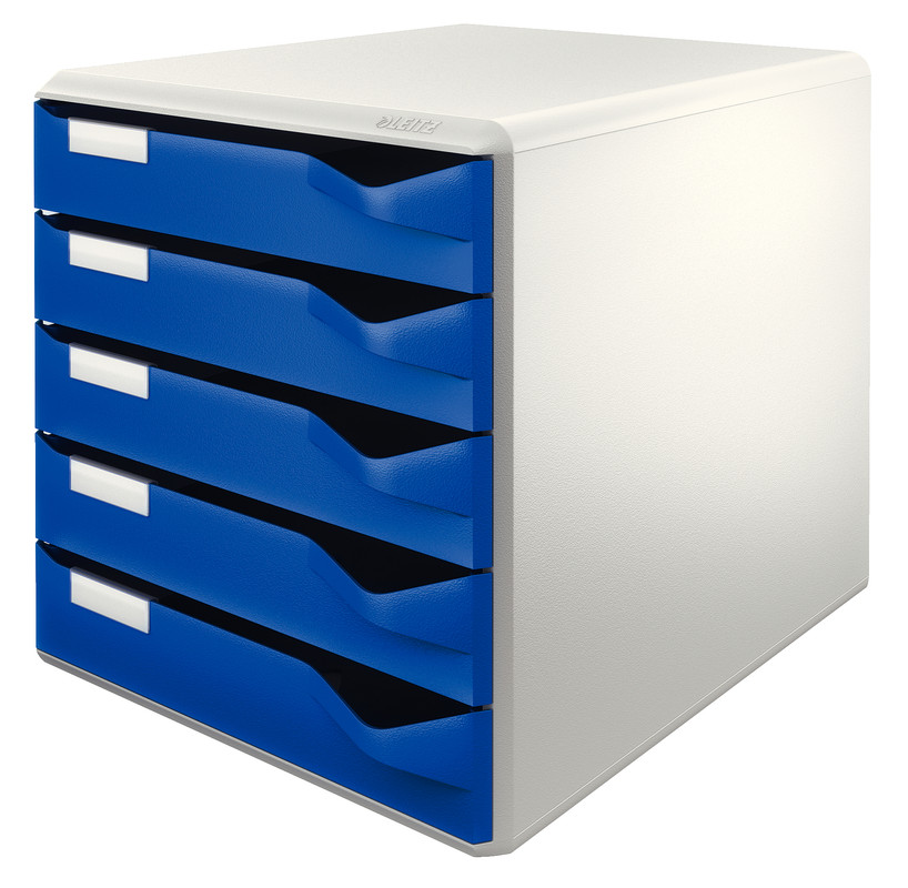 Ladenblok Leitz 5 laden grijs/blauw (2800035)