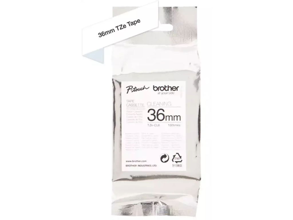 Reinigingstape Brother P-Touch TZE-CL6 voor printers tot 36mm