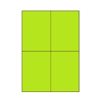 Etiketten Etipage "25" 04 etik/bl 105x148,5mm groen