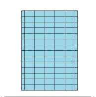 Etiketten Etipage "25" 65 etik/bl 38,1x21,2mm blauw
