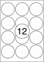 Etiketten Etipage 12 etik/blad Ø63,5mm (100)