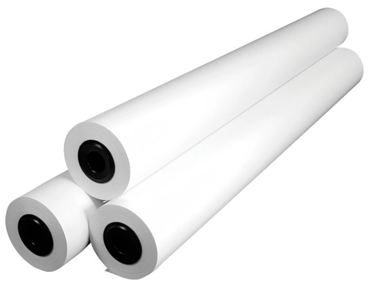 Plotterpapier CF 914mmx50m 80gr wit - FSC Mix credit