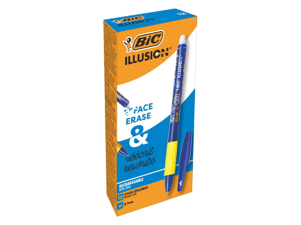 Gelroller Bic Gel-ocity illusion blauw