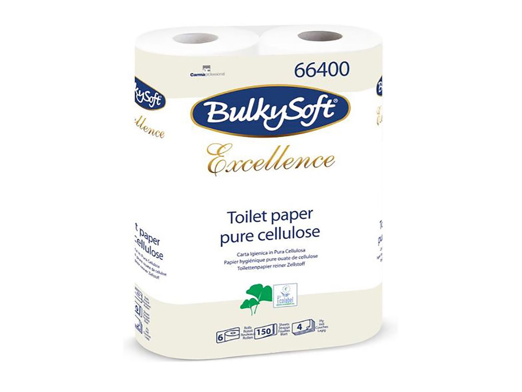 Toiletpapier Bulkysoft Excellence 4-laags 150vel (6)