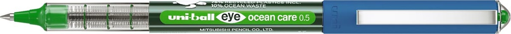 Roller Uni-ball Eye Ocean Care fijne punt 0,3mm groen